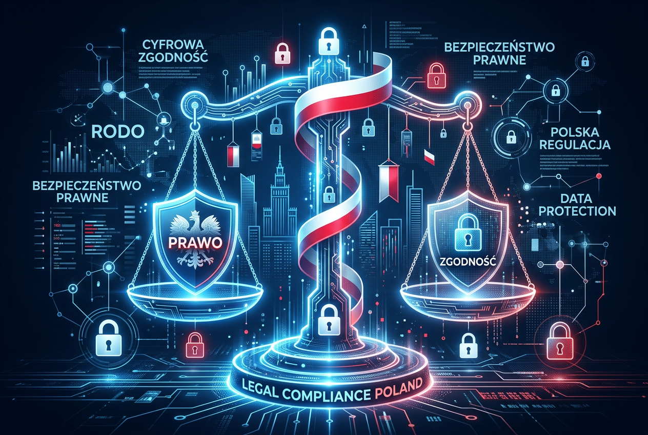 Legal and safety icons representing Polish gambling compliance and secure digital payments
